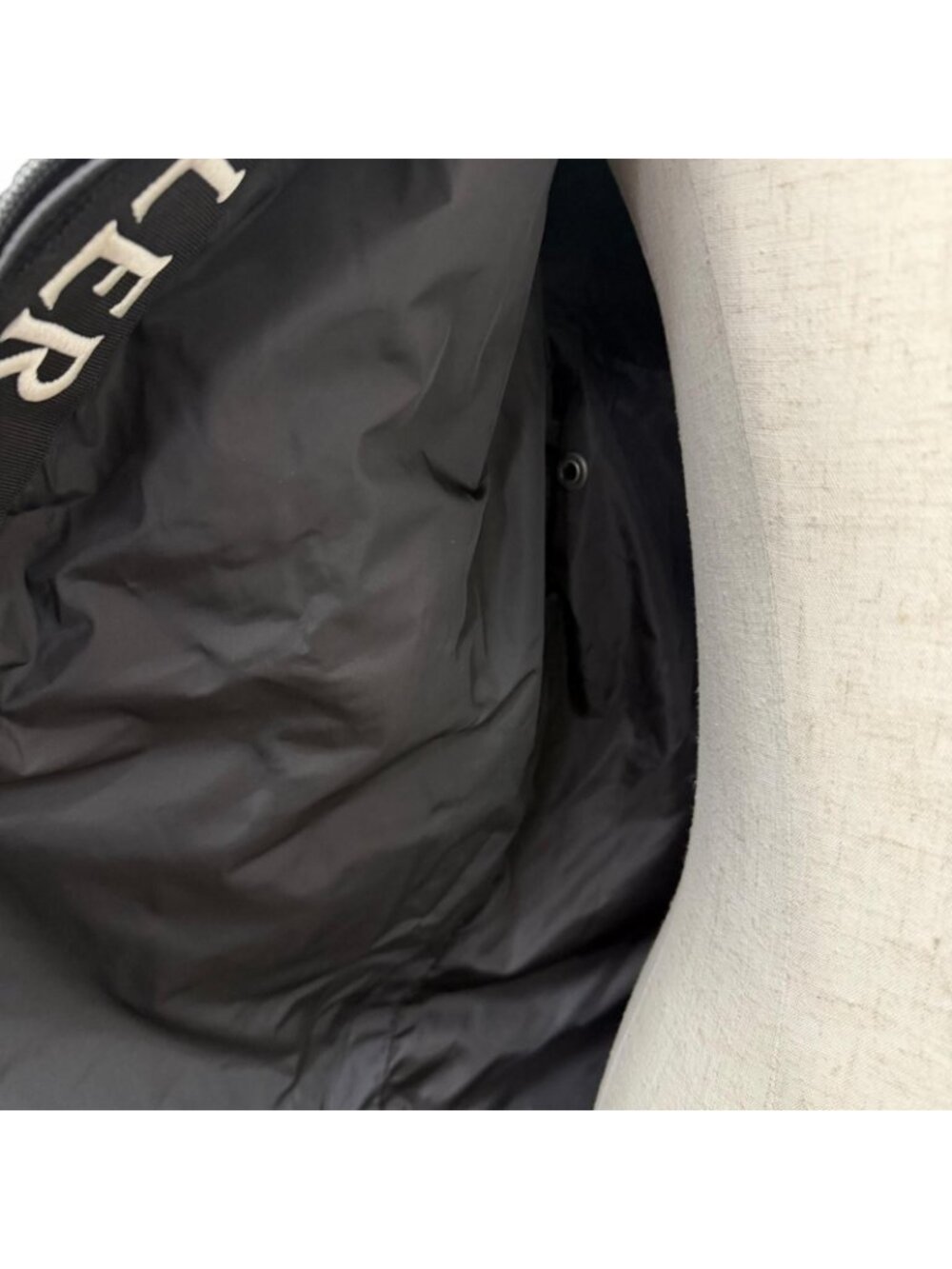 Moncler Massereau Giubbotto Hood Logo Embroidery Jacket Windbreaker Black - Picture 5 of 13